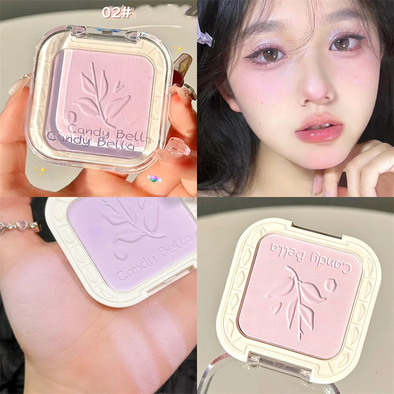 5 Colors Soft Mist Blush Natural Waterproof Cheek Pink Purple Yellow Matte Flash Brighten Lasting Blusher Rubores Korean Makeup 251113