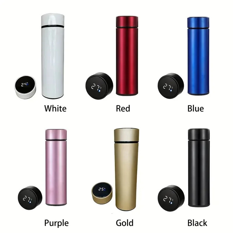 316Stainless Steel Smart Thermos Mug LED Temperature Display Touch Control InsulatedWater BottleTeaSeparation for Christmas Gift 251114 W260226