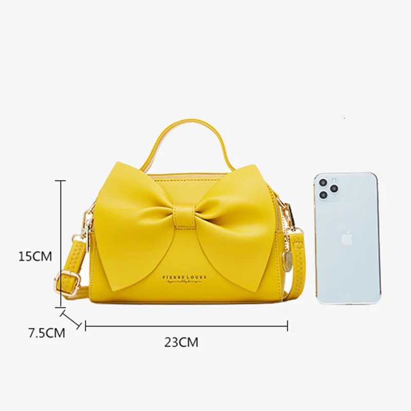 Elegant Wen PU Leather Handbags Fem Shoder Crossbody Bags for Wen Handbags High Quality Ladies Messenger Hand Bags Bow Y251121