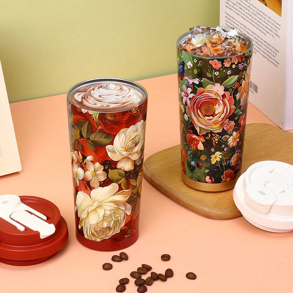 New 530ml Coffee Double-layer with Handle Thermal Mug Stainless Steel Reausable Insulated Cup Travel L251121G7YF W260226