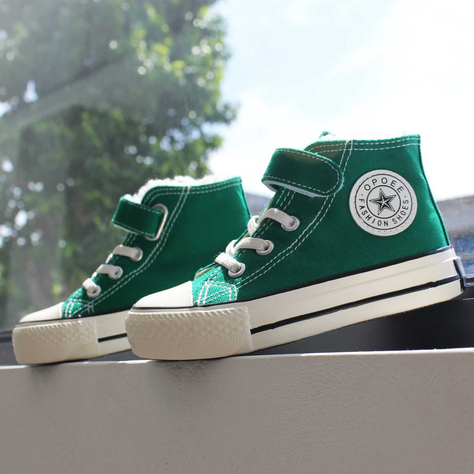 L2189 Solid color childrens cotton shoes with soft soles warm childrens thick cotton boots winter girls shoes boys cottoW251121