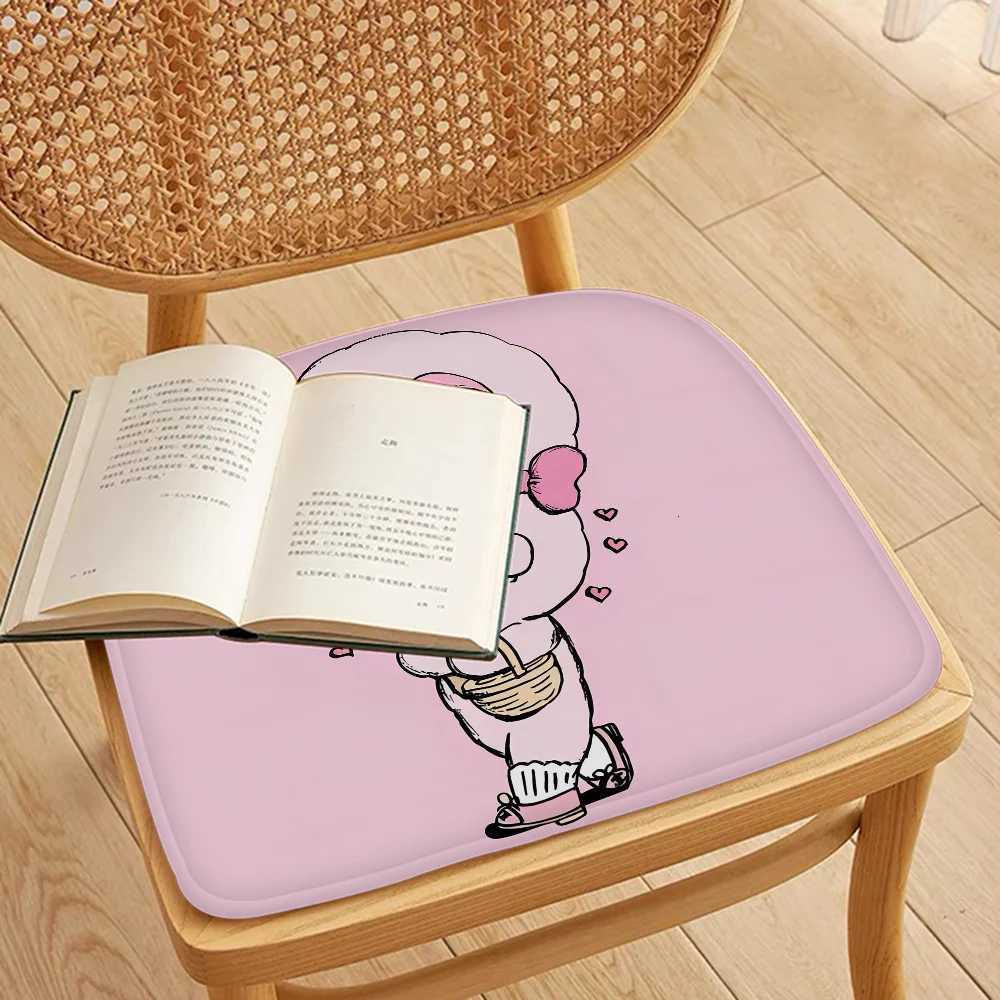Cute Pink Esther Bunny Decorative Chair Mat Soft Pad Seat Cushion For Dining Patio Home Office Indoor Outdoor Garden Sofa Decor C251121