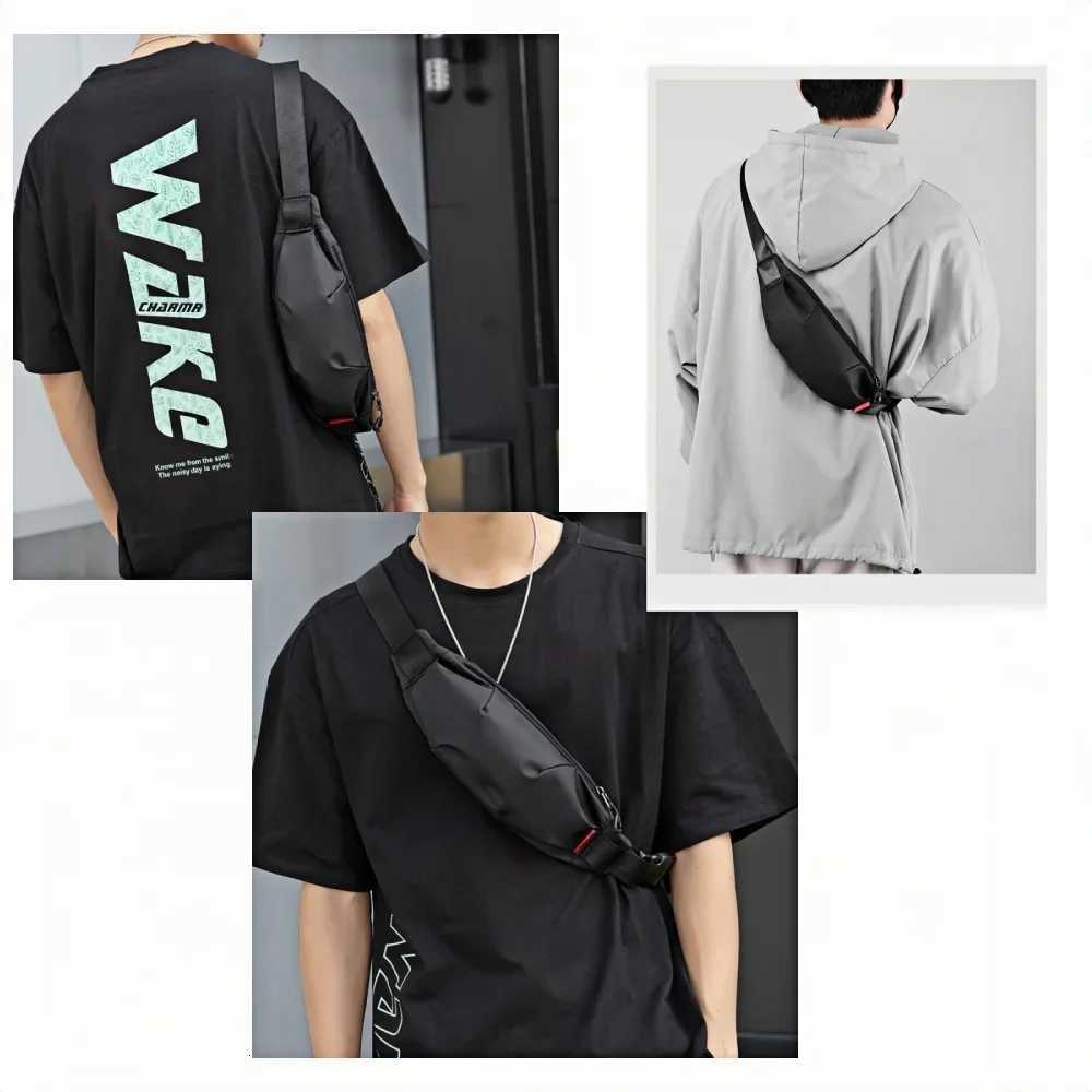 Fashion mens shoder cross Bag Sling Ch Crossbody Bag Sahel M Fanny Waist Pack Banana Man Belt Pouch Mini Breasts Side Bag Y251121