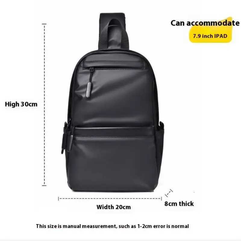 Fashion Men Portable Mtifunctial Daily Crossbody Bag Trendy Street New Messenger Bag Men Sports Large Capacity Diagal Backpack Y251121