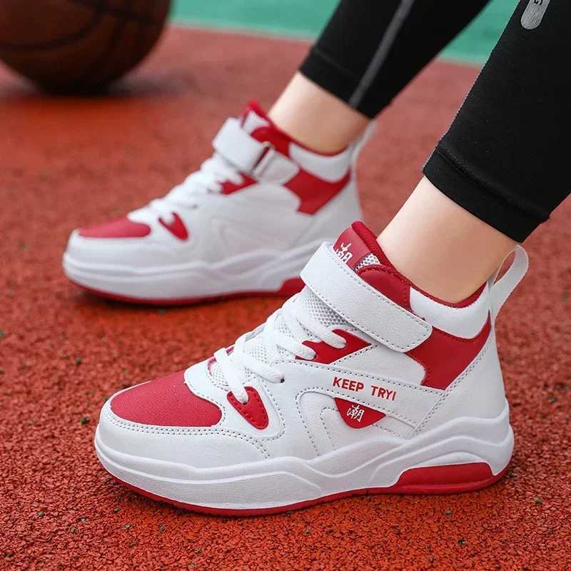 Children Basketball Kids Shoes New Children Sneakers Child Shoes High-Quality Durable Light Breathable Soled Anti-Slip TrainerW251121