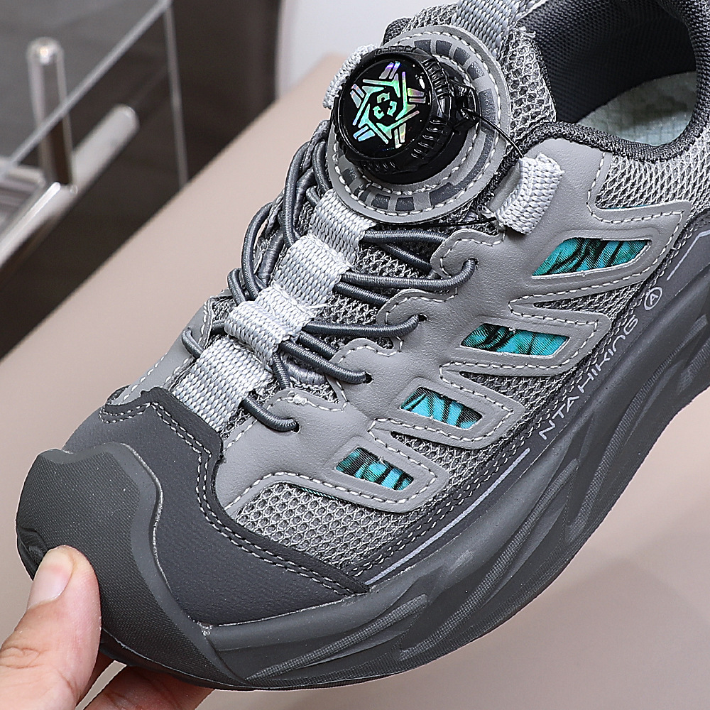 Children's shoes, glowing shoes, new sports shoes, fashionable trendy shoes, rotating shoe buckles, student outdoor shoes, casual children's