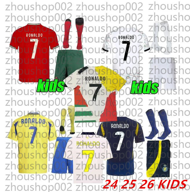 kids football kits Ronaldo soccer Jerseys 24 25 26 CR7 Gonzalo Martinez Talisca Ghislain Konan Vincent Aboubakar men Football shirt AAA