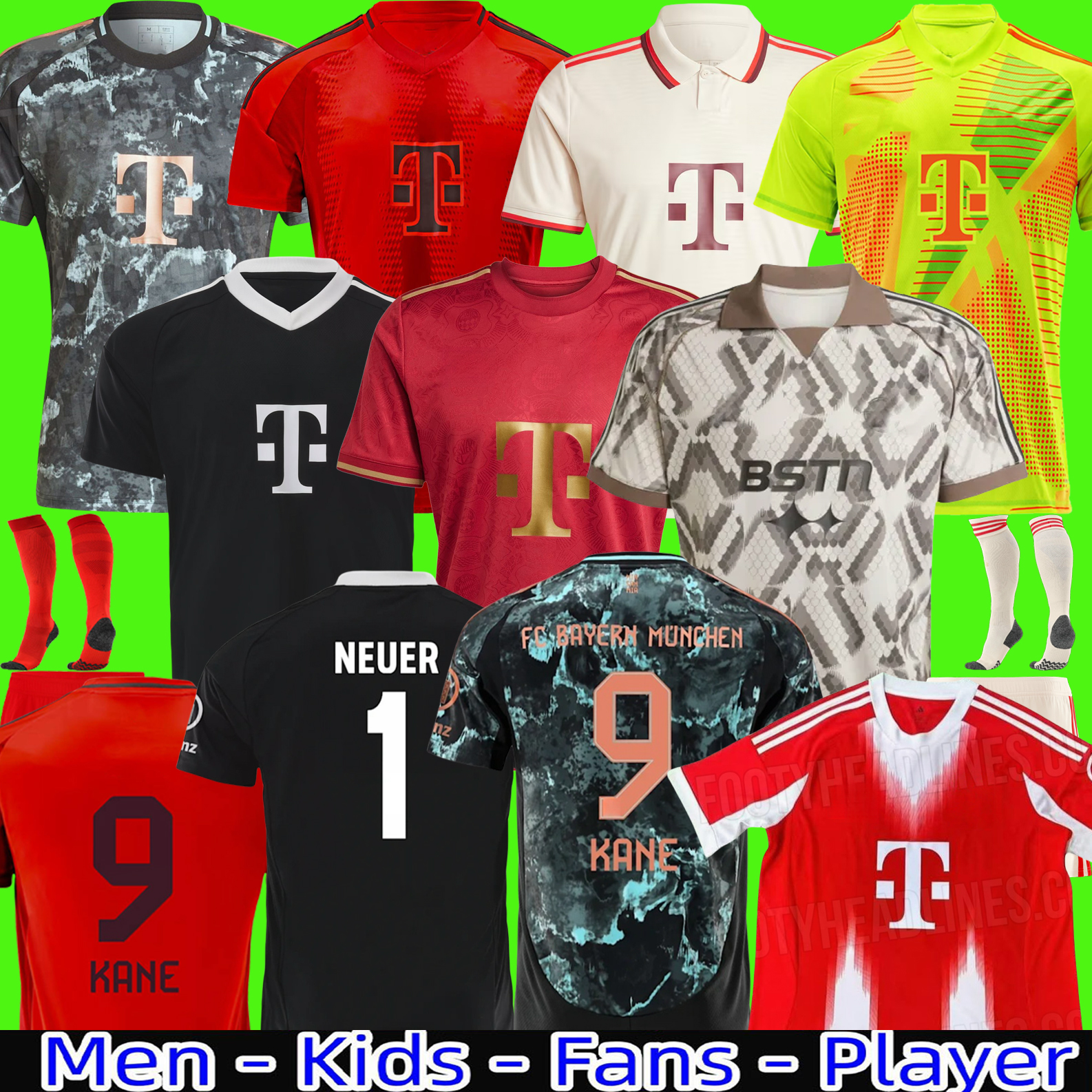 25 26 soccer jersey SANE 2025 football shirt GNABRY camisa de futebol me KIMMICH fans player Kit Neuer KANE BayernS OLISE Munich 125-Year Anniversary Beckenbauer BSTN