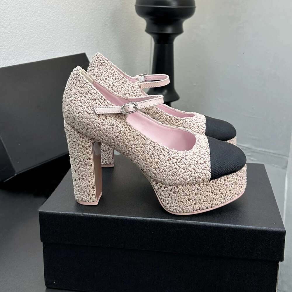 Women Size34-41 Genuine Leather Pumps Mary Janes Super High Heels Flat Platform Party Designer Shoes atillas De Mujer