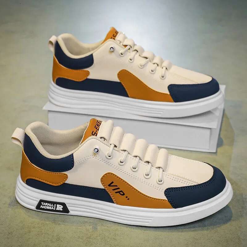 designer sneakers Casual Spring Autumn New Breathable Sports Versatile Flat Shoes Comfortable Fit Loafers White Men's Sneakers