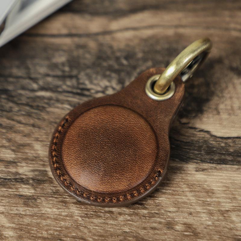 Cowhide protective cover suitable for Apple Airtag