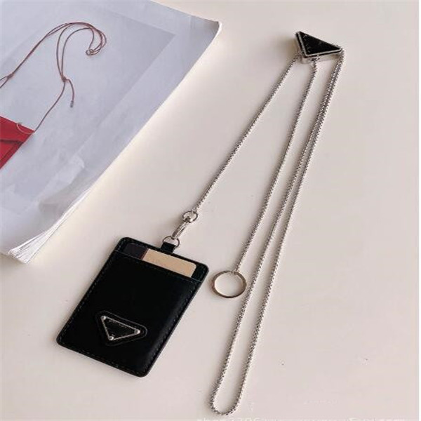 Designer Keychain Men Women Mini Wallet Coin Purse Luxury Leather Lanyards Certificate Bag Card Holder Crossbody Chain Multi-Purpose Accessory