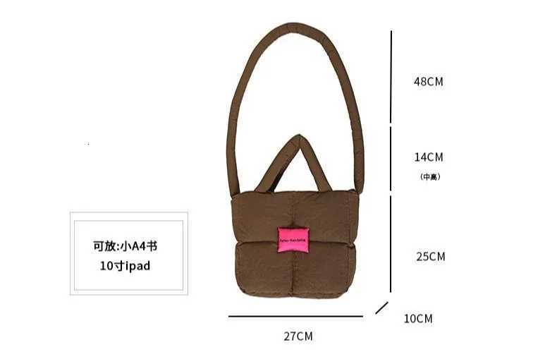 Cott Filling Bag Wen Autumn Winter Soft New Fi Shoder Bag Handbag Purse Off Lady Girls Bag Y251121