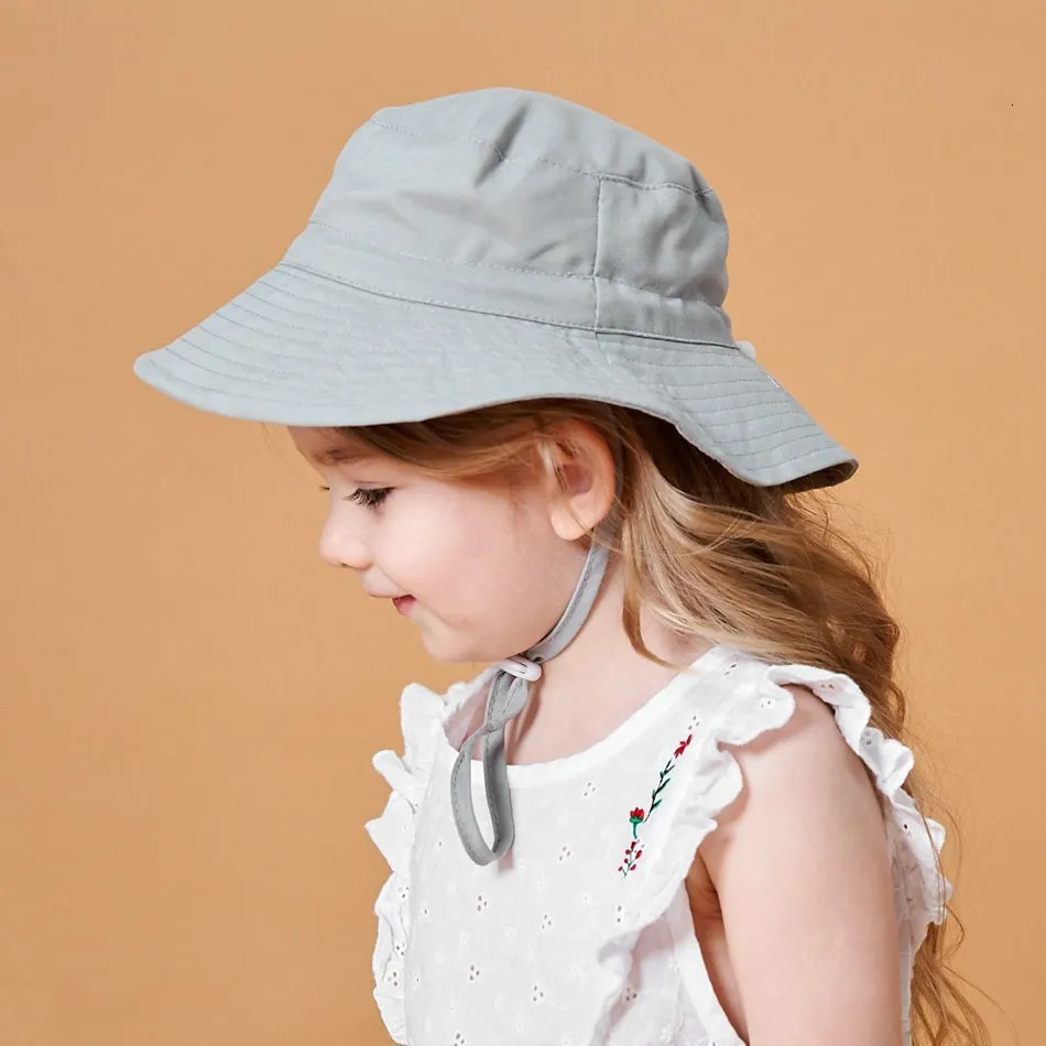 born baby hat boys and girls Panama summer children sun beach fisherman bucket breathable outdoor 250414z