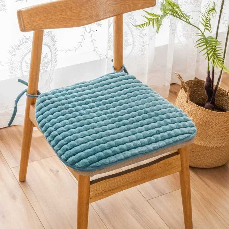 Winter-thicker Square Chair Cushion Seat Pad With Tie Cotton Seat Cushion Filling Dining Chair Cushion Non-Slip Dinning ChairPad C251121