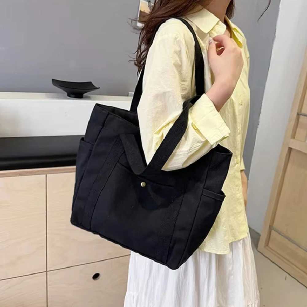 Bambi Tote Bag Large Canvas Handbag Work Commuter Carrying Bag College Style Student Outfit Book Shoulder Bag Shopping BagT251121