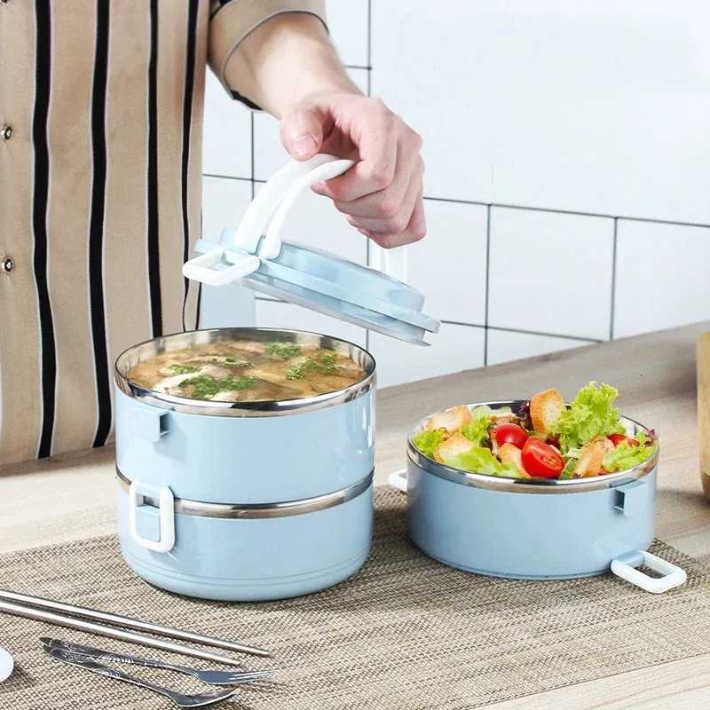 Kitchen Lunch Box Portable Insulated Food Lunch Container Set Can Hold Fruit Must Be Used For Lunch Camping And WorkM251121