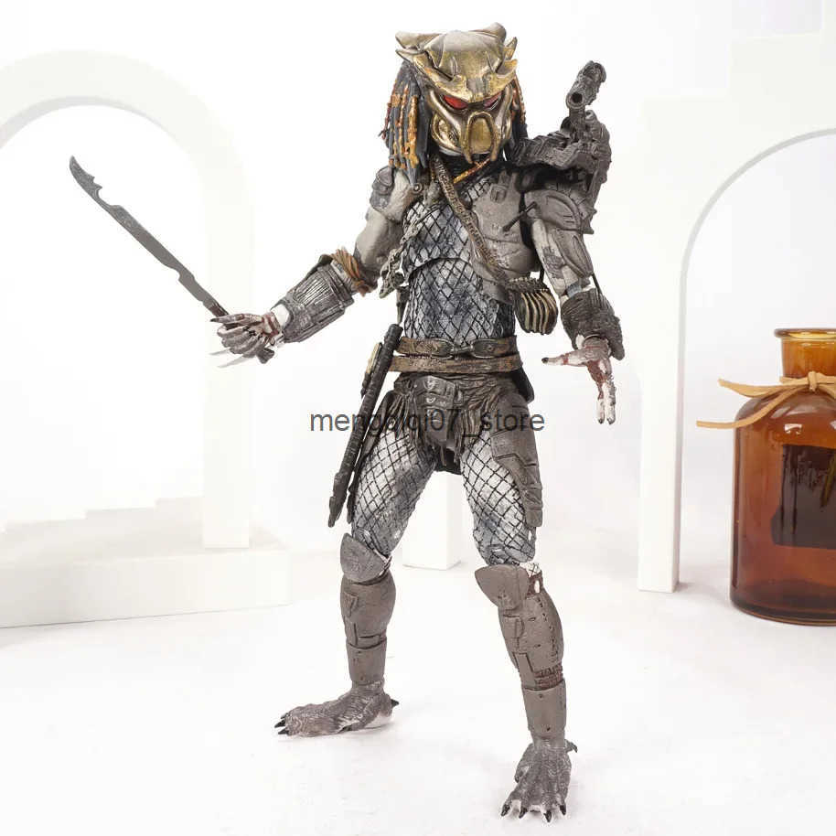 Ultimate Elder Predator Action Figure Model Toys Joint Movable Doll Bookshelf Ornament Creative Present for Kids Q250421