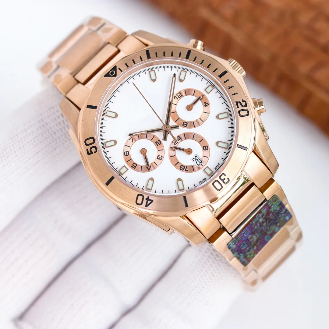 2025NEW Movement Jason007 40MM Sapphire Glass Day Tona AAA 3A Reloj Mens Womens Mechanical Designer Watches