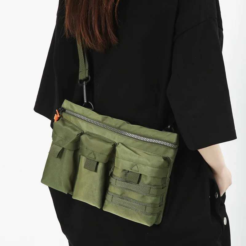 Fashion Streetwear Unisex Nyl Tactical Messenger Bags Casual Blet Bessenger Bag Hip Hop V Bag Functi Tactics Phe Shoder Bag Y251121