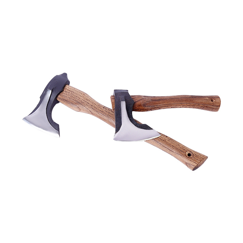 Outdoor Axes: High Carbon Steel Portable Hand Axes for Camping, Firewood Splitting, Butchering, Woodworking, Rock Breaking, Firefighting, and Neiman B