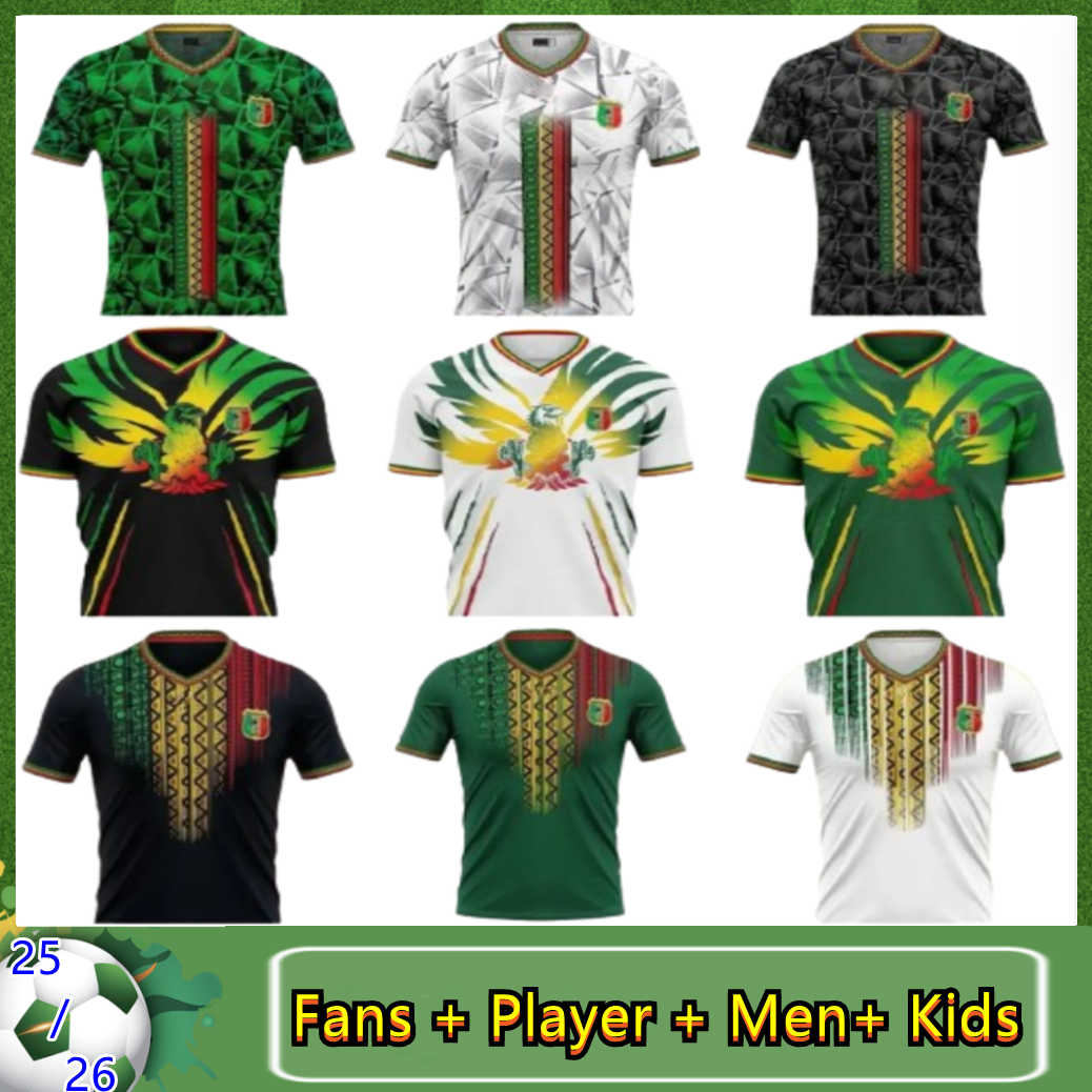 24 25 Mali Soccer Jerseys BISSOUMA Fans Version Home Away 3rd White BISSOUMA ADAMA M.FOFANA DJENEPO Bissouma Fofana Camara Haidara Hamary Uniforms Men Football Shirt