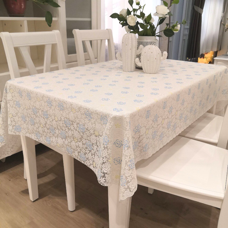 Waterproof tablecloth PVC oil-proof and scalding-proof washable plastic tablecloth rectangular coffee table tablecloth household non-slip UULC01