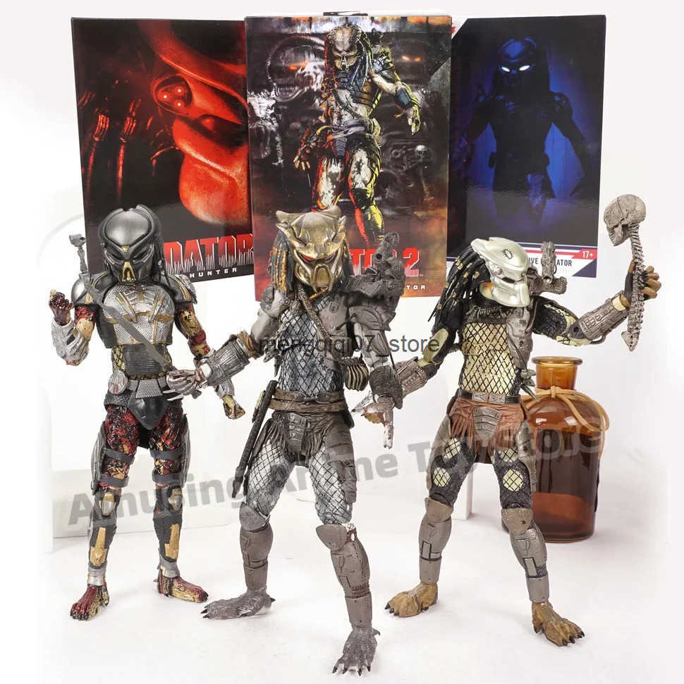 Ultimate Elder Predator Action Figure Model Toys Joint Movable Doll Bookshelf Ornament Creative Present for Kids Q250421