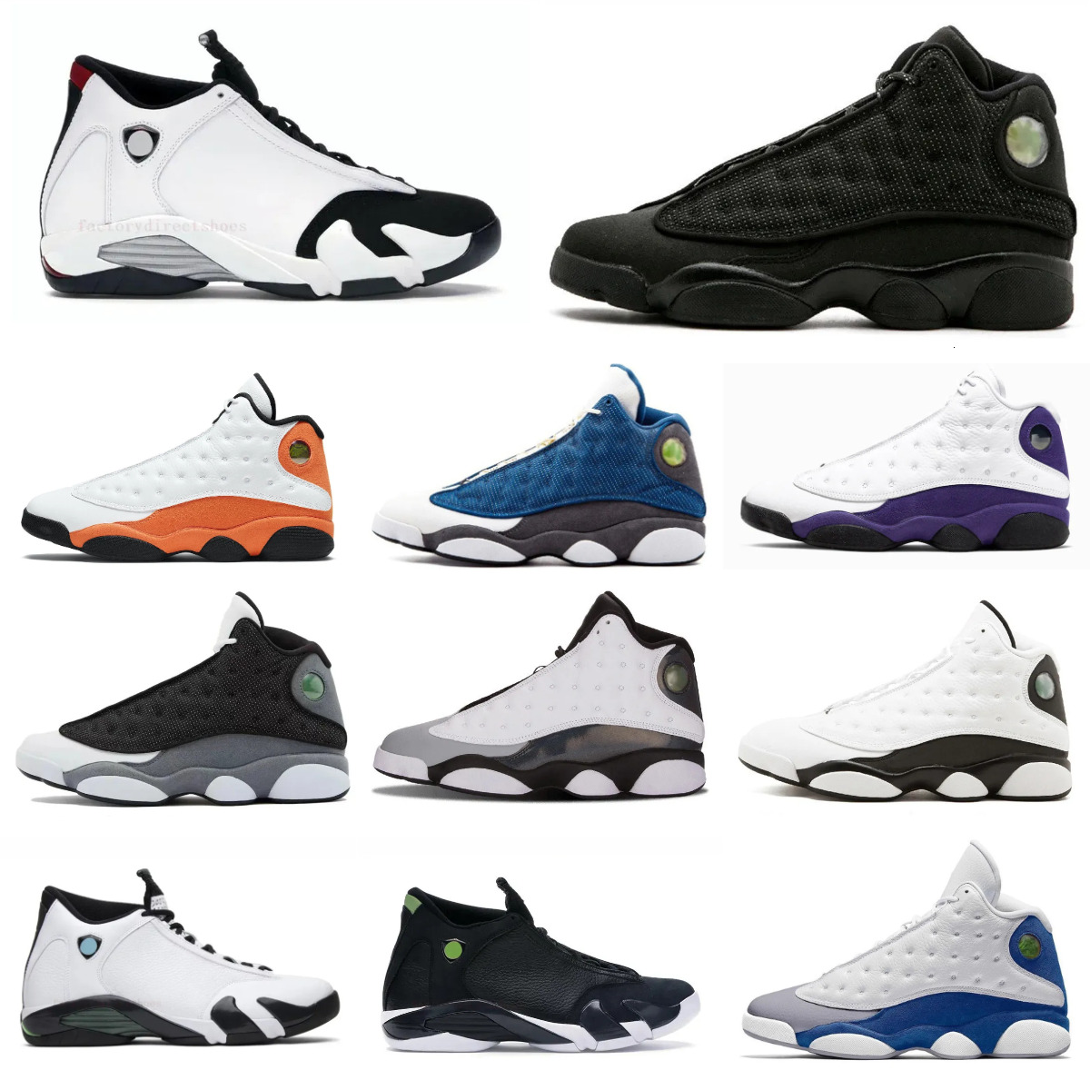 Trainers J13 13S Sports Basketball Shoes Jump Mans 13 14 J14 Retroes Bred Black Cat Flint Chicago Brave Blue Starfish Designer Laney Light Ginger Outdoor Sneakers S8