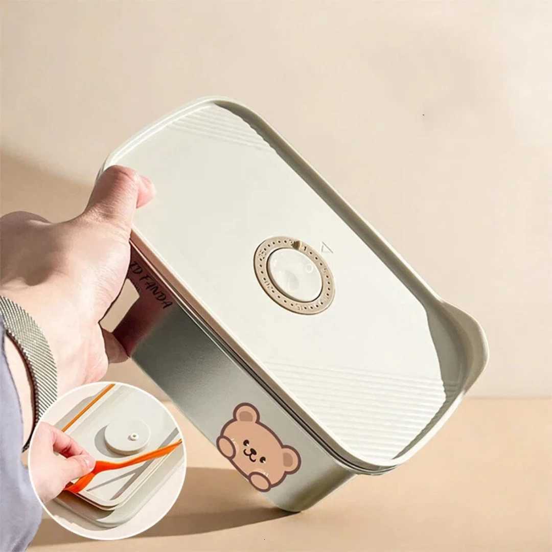 WORTHBUY Sealed Food Container 304 Stainless Steel Fresh-keeping Box Large Capacity Lunch Box Oven Induction Cooker SafeM251121