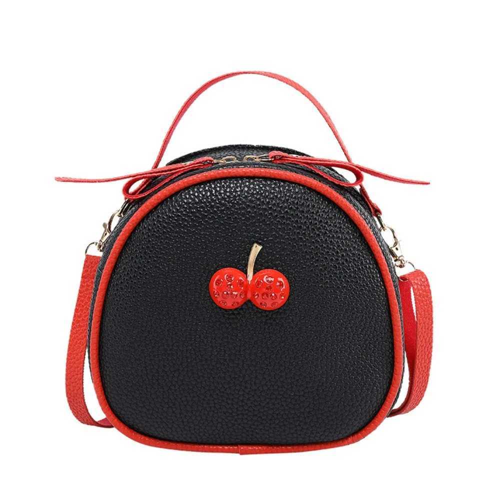 Messenger bag ladies new arrival small size simple cherry design shoulder bag small backpack tote bagT251121