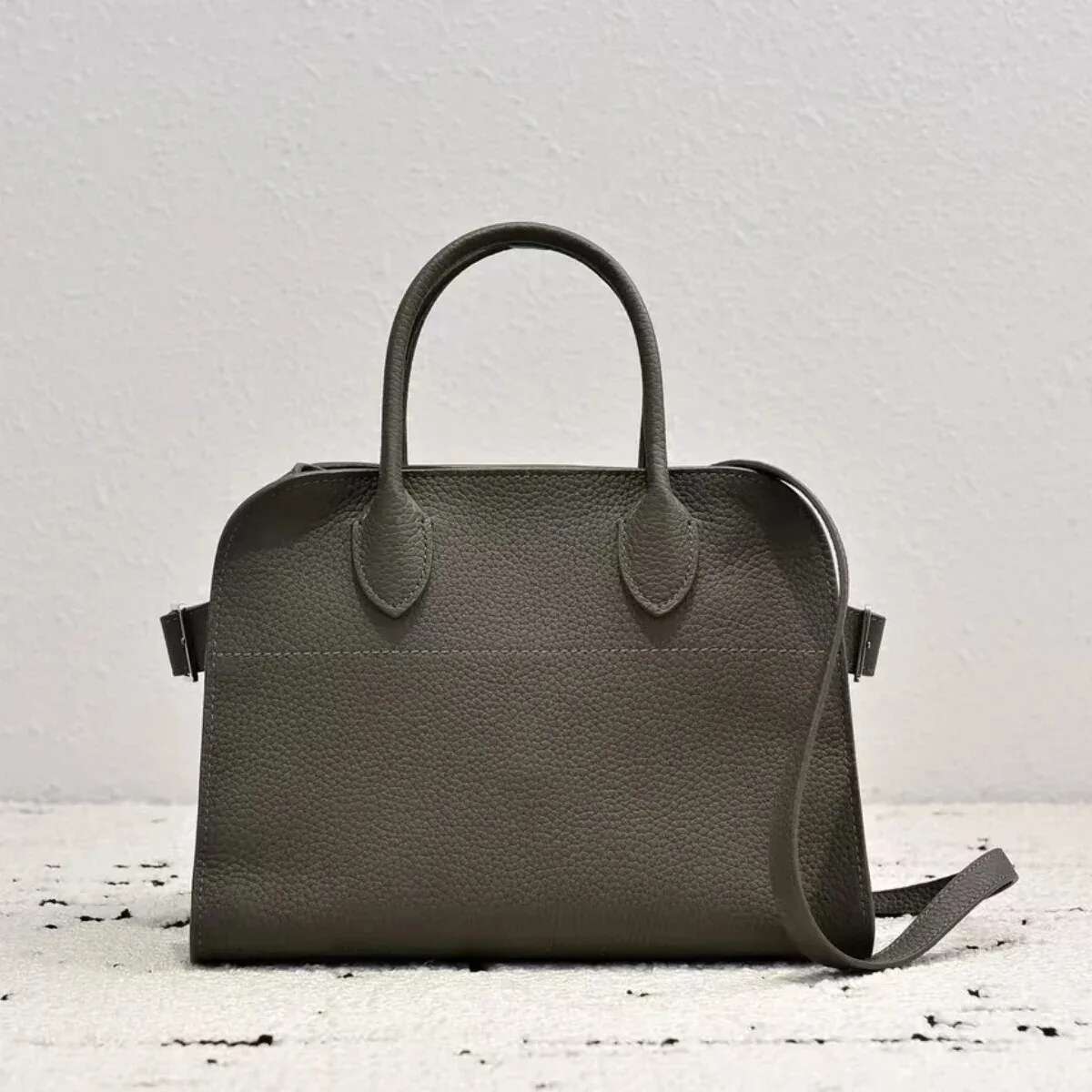 Genuine Leather Margaux 10 Handbag Shoulder Crossbody Soft Suede Tote Bag Large Capacity High Quality