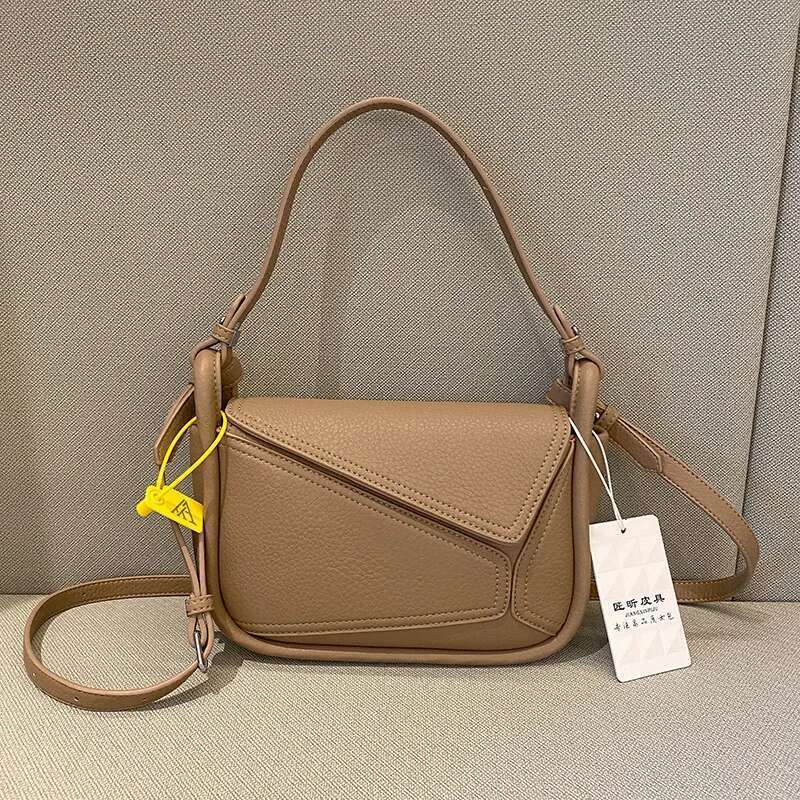 New Designer For Women Fashion Tote Bag Hand Messenger Square Handbag Ladies Cute Crossbody Purses Side Leathe Bags