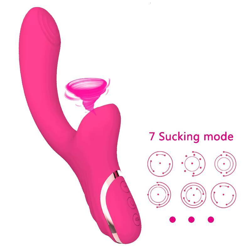 WomenS Sucking Vibrating Stick Tapping Massage Stick Strong Shock Vibrator Sexy Flirting Double Headed Stick Adult Sex Toys