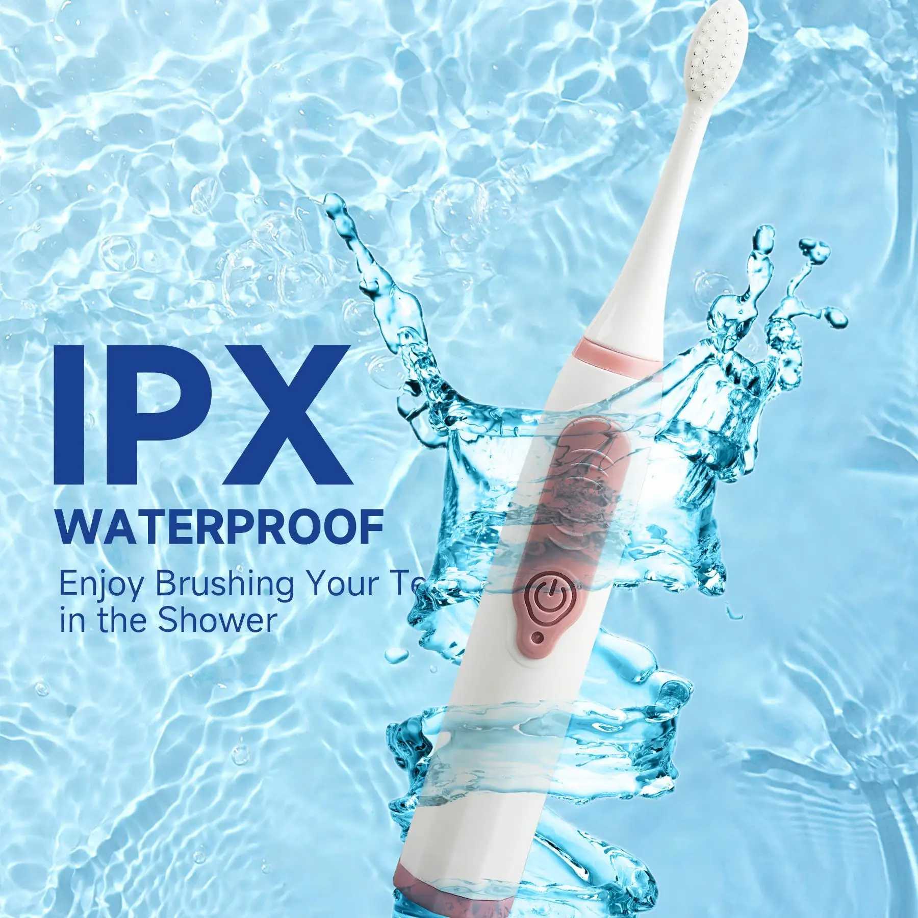 Sonic Electric Toothbrush for Men and Women Adult Household Non Rechargeable Soft Hair IPX6 Waterproof C251121