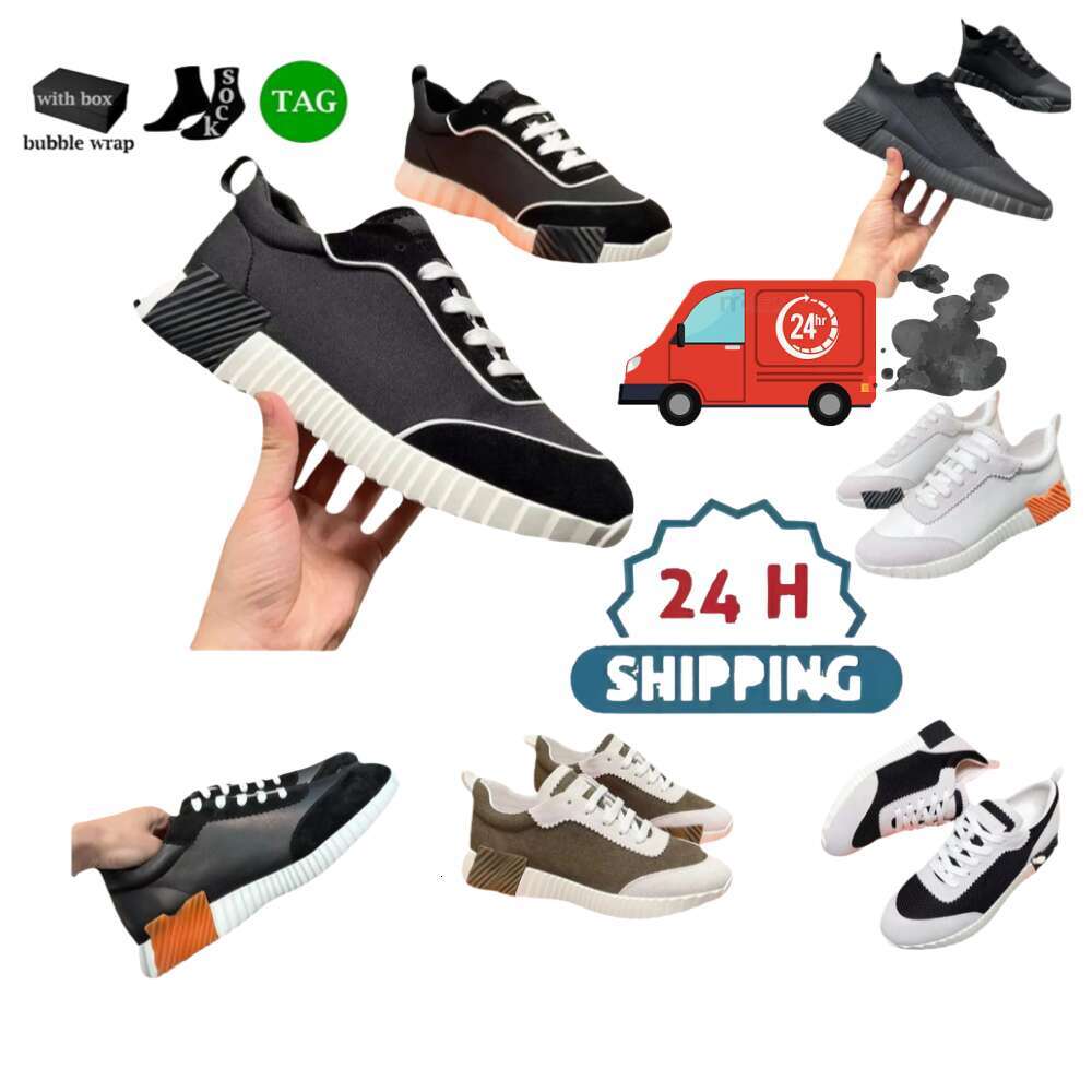 Bouncing Designer Sneakers Suede Casual Shoes Trainers Breathable Mesh Running Shoe Men Bounce Sneaker Women Non-Slip Rubber Sole Flat Train Top Dhbes