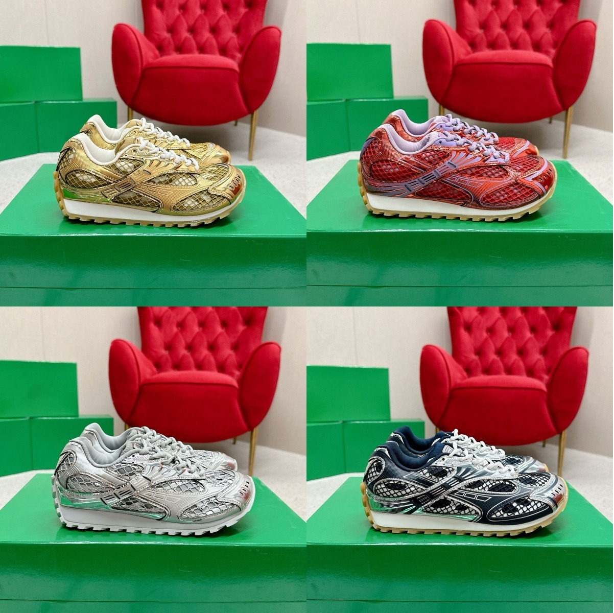 Designer Shoes Designer Orbit Running Shoe Sneaker Man Womens Luxury Trainers Leather Mesh Sneakers Nylon Fabric Sneakers Shoes