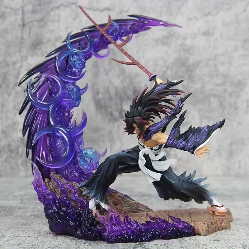 Demon Slayer Figures Kokushibo Anction Figure Battery Luminescence Fierce Battle PVC Model Tsugikuni Yoriichi Figur Collect Toys X251121