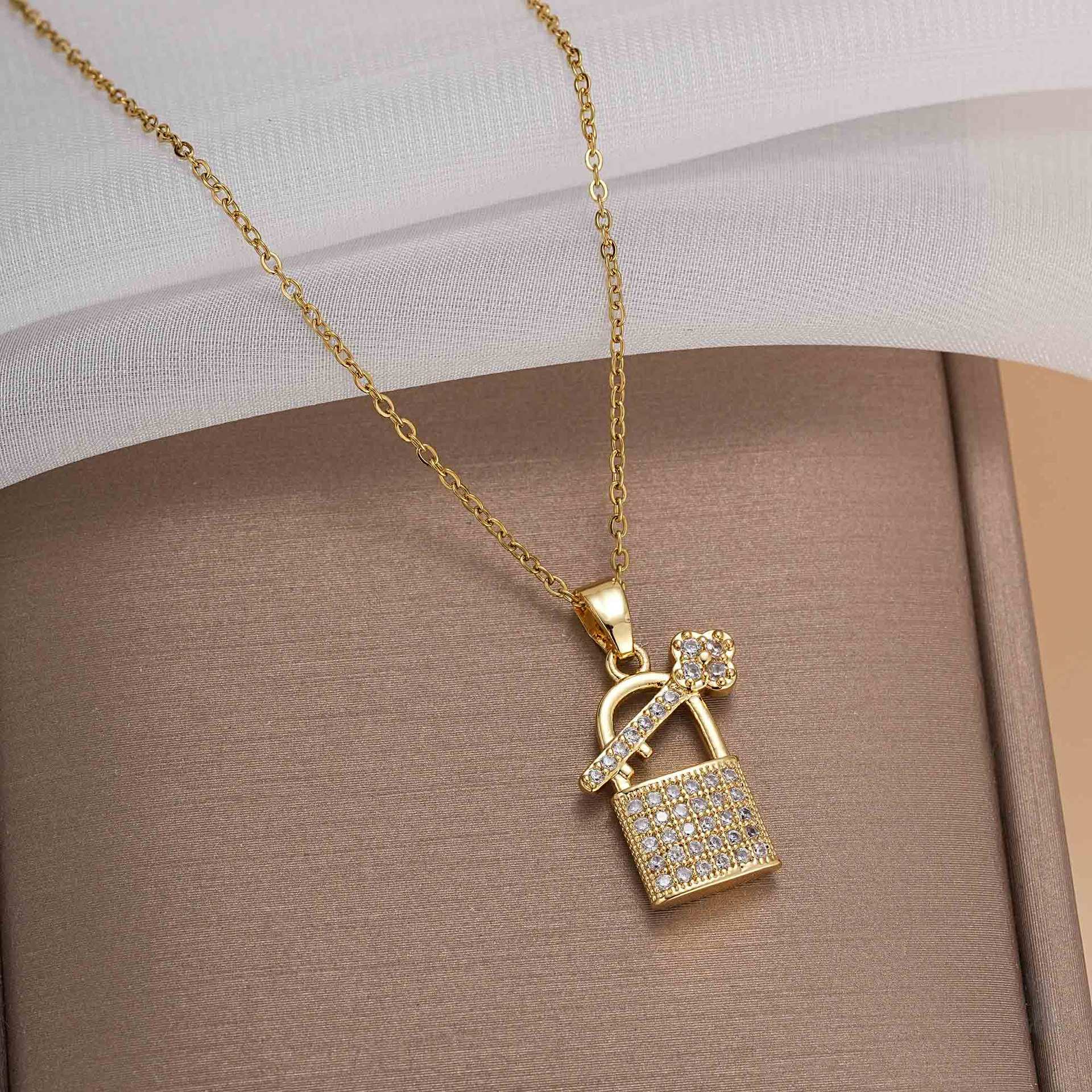 Necklace light luxury niche design versatile moissanite chain designer necklace designer necklace for woman diamond chain luxury jewelry women mens ne - view 8