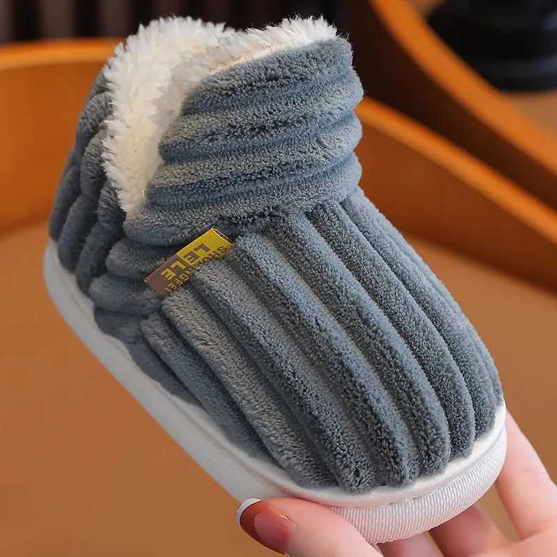 Cotton Shoes Childrens Cotton Slippers Winter Warm Bag Home Parent-child Thick Soled BabyW251121