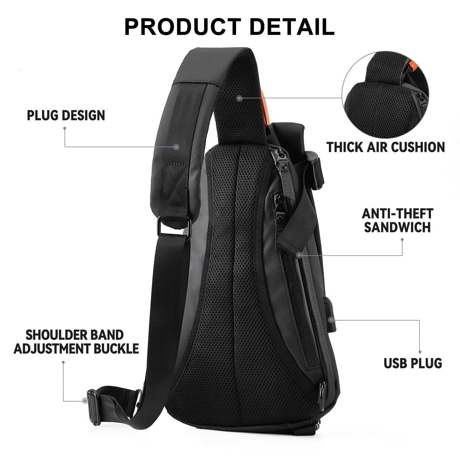 Fashion Mens Ch Bags Cloth Casual Crossbody Bag Sports Messenger Bag Travel Outdoor Waterproof Shoder Bags Sling Bag Waist Bag Y251121