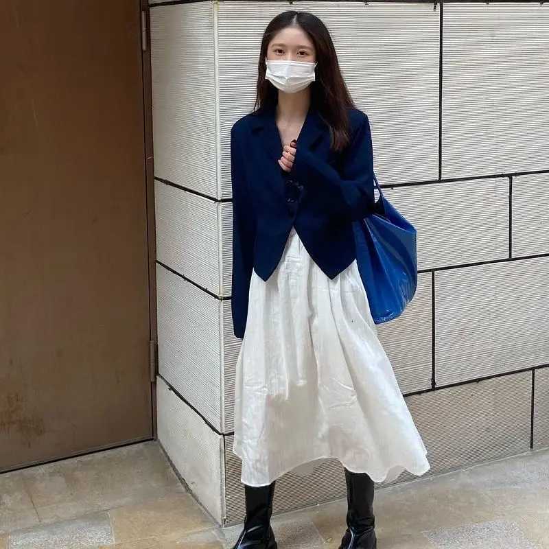 Blue Patent Leather Wen Shoder Bag Large Capacity Ladies Casual Tote Top Handle Bags Fem Simple Design Purse Handbags Y251121