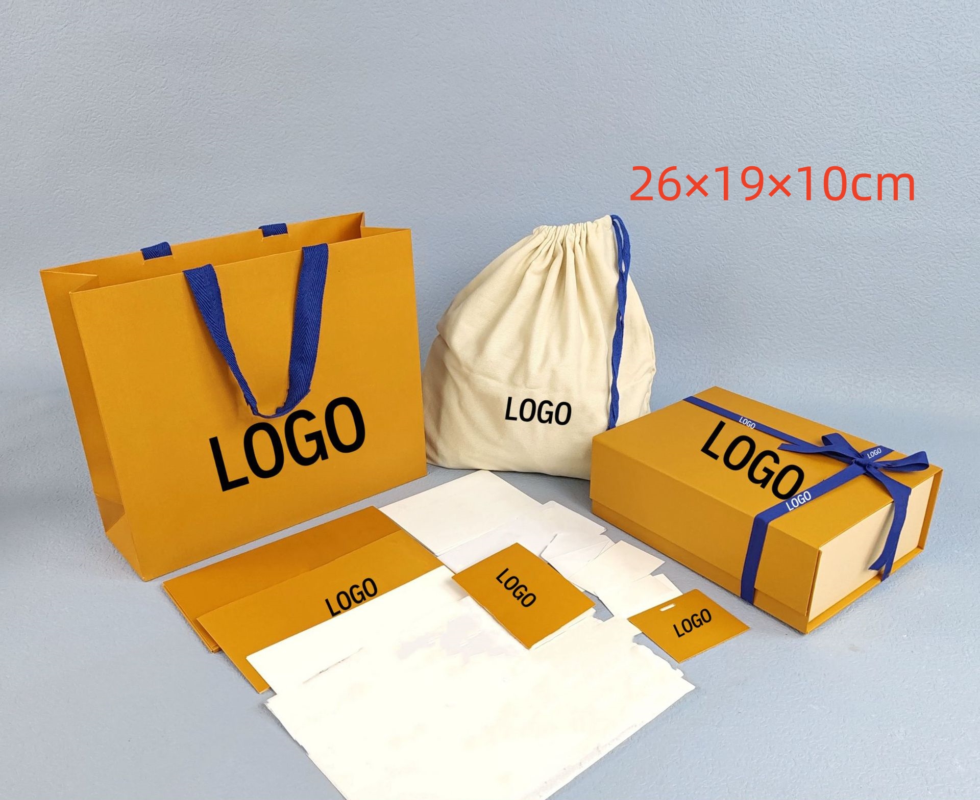 Magnetic Closure Gift Box for Luxury Handbags Shoes Rigid Foldable Paper Box with Gold Foil Display Packaging Box for Women (Medium)