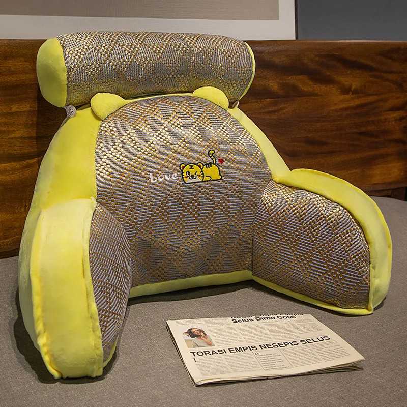 Summer Bedside Cushion Backrest Dormitory Bed Reading and Playing Sofa Waist Support Office Supportive C251121
