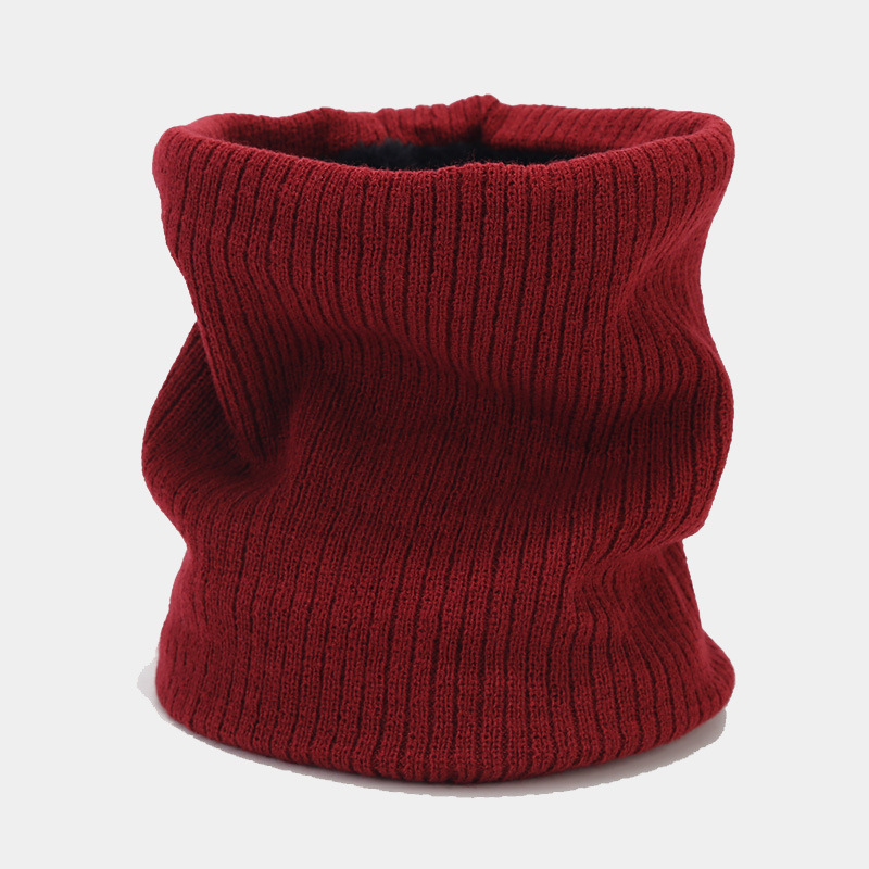 Autumn and Winter scarf New Striped Fleece-Lined Knitted Hat Scarf Gloves Three-Piece Set for Men and Women Cold-Proof Skiing Warm Set free shipping