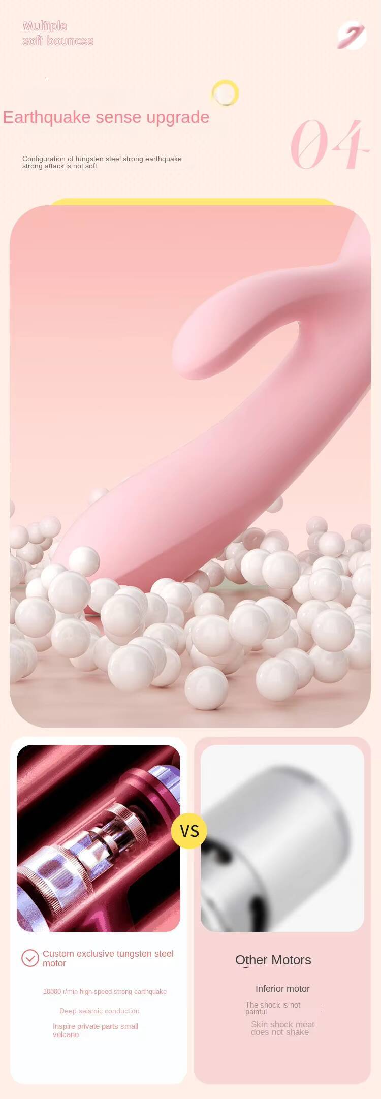 Pick Funny Heating 10 Speed USB Rechargeable 100 Waterproof Double Shock Stick Womens Utensils Adult Sex Toy 90/Box