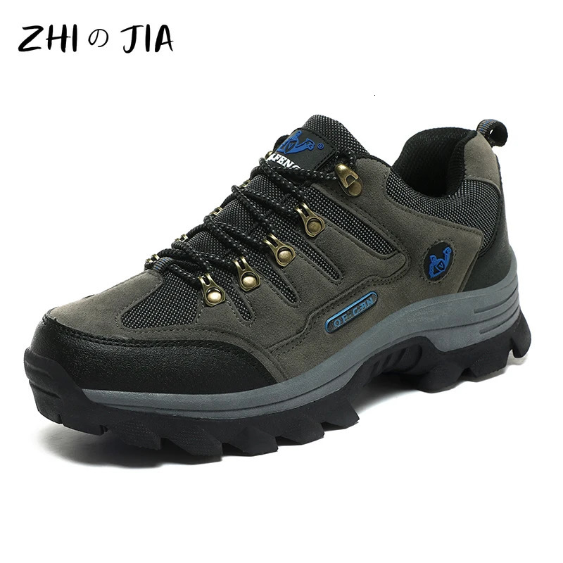 Outdoor Mens Sneaker Autumn Winter Couples Casual Shoes Mountaineering Leather Walking Large Footwear 251121