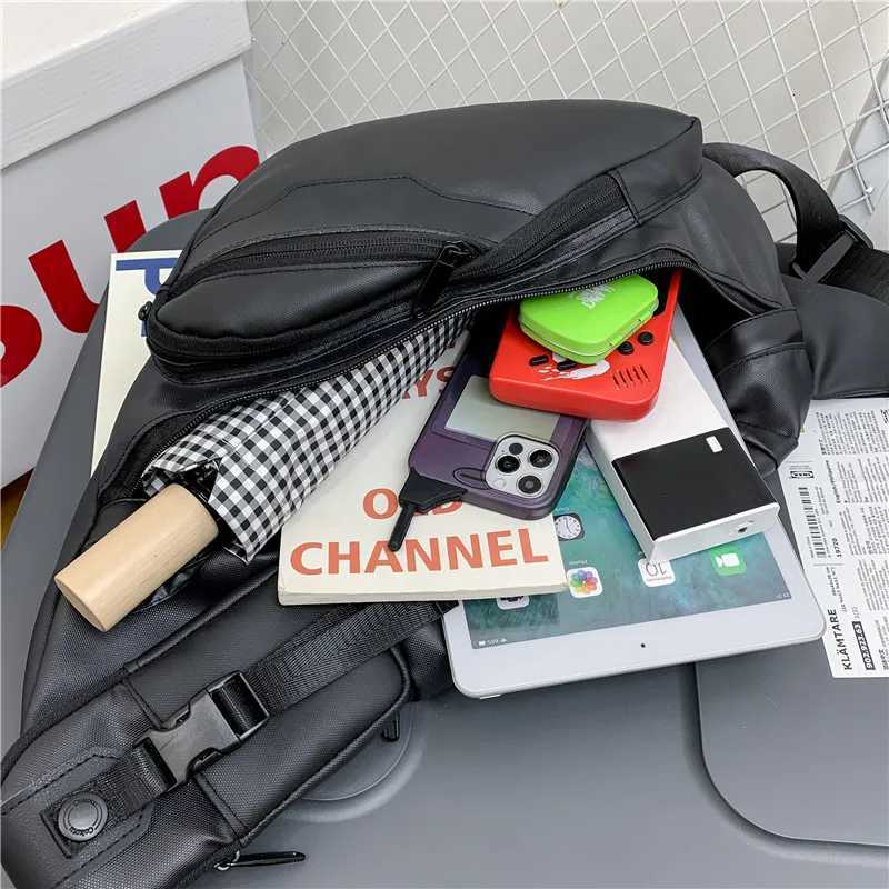 Fashion Large Ch Bag Minimalist Men Black Shoder Bags M Crossbody Bags for Outdoor Trip Hiking Waterproof Nyl Messenger Bags Y251121