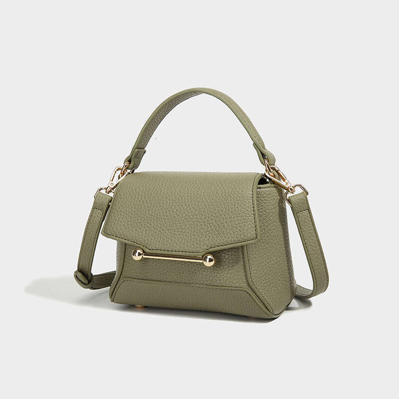 Women's Bags designer Handheld mini bag for women new style, simple and versatile, high-end feeling, lychee pattern crossbody mobile bag, letter 