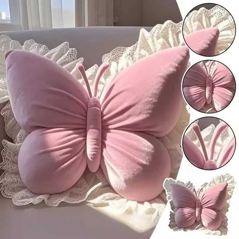 Butterfly Shape Office Cushion Throw Pink Decorative Living Room Bow Bedroom Car Sofa Cushion Home Decoration C251121